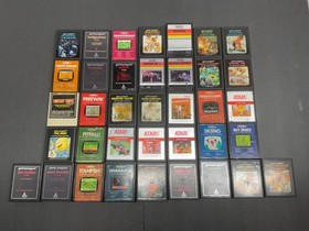 ATARI 2600 Vader 4 Switch System  37  Games and Manuals    Tested   Working