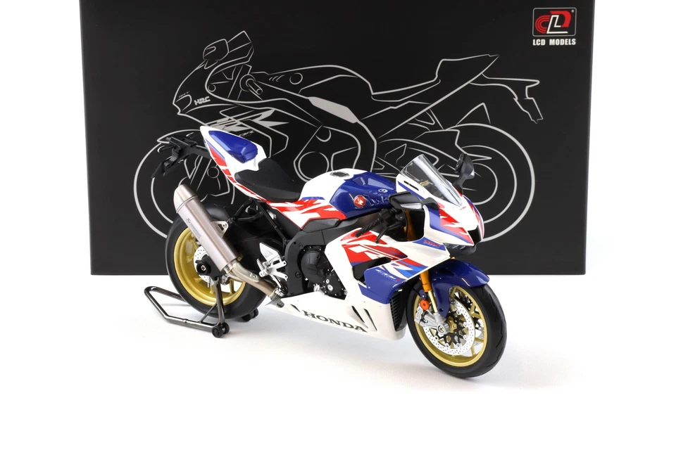 1:12 Modèles LCD Honda CBR1000RR-R Fireblade SP Blanc/ Bleu/ Rouge LCD-M02-WH - Photo 2/4