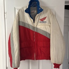 Rare! Vintage Honda racing team quilted men’s jacket size extra large 44/46