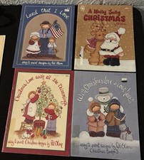 Vintage Holiday Painting Pattern Books Lot of...