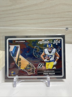2024 Panini Zenith Football State of the Art #17 Puka Nacua, Los