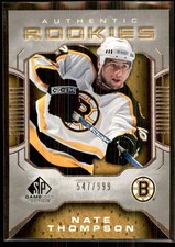 2006-07 SP Game Used Nate Thompson RC RC 547/999 #105