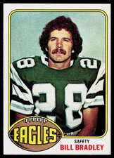 Bill Bradley, 1976 Topps, #399, Philadelphia Eagles,