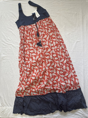 Women secret Sunwear Damen Strandkleid Gr. 36 EUR Rot/blau SM1556