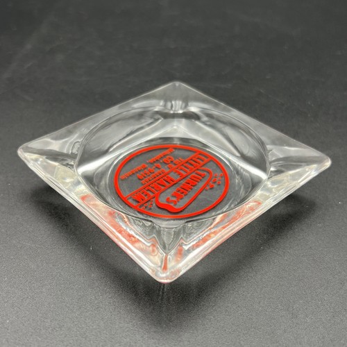 VTG 1940s Advertisement Glass Square Ashtray Turner's Little Harlem Milwaukee WI - Picture 8 of 8