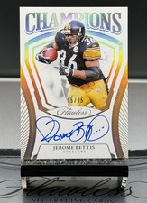 2025 Flawless Hall of Fame Champions Jerome Bettis Hologram Auto,SSP#/25,HOF🏆
