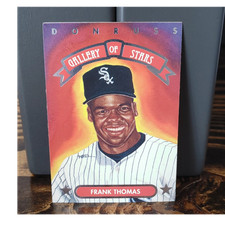 Donruss 1992 Gallery of Stars Frank Thomas Chicago White Sox Baseball #GS-12
