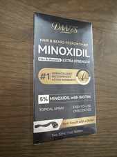 5% Minoxidil Hair Growth for Men and Women: Regrowth Topical Solution for Beard 