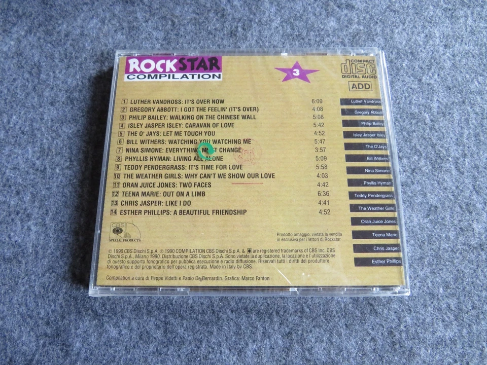 Various Artists - Rock Star Compilation Vol . 3 ( 1990 ) incl. Nina Simone - Bild 2 von 2