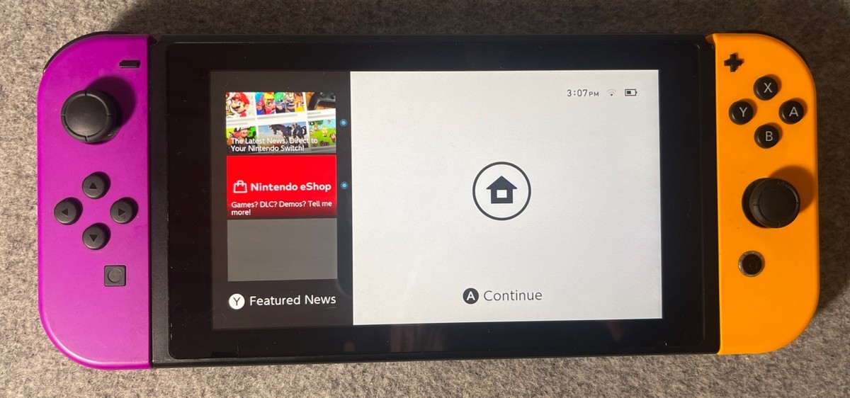 Nintendo Switch 本体 紫・黄色 Joy-Con HAC-001 Nintendo Switch Console HAC-001 Choice Bundle Used Ship fast