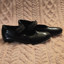 Freestyle Black Patent Mary Jane Tap Dance Shoes Kids Size 13