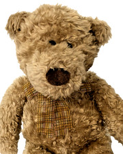 Animal Alley Toys R Us Golden Brown 16" Teddy Bear w/Bow Plush Vintage 2000 Y2K