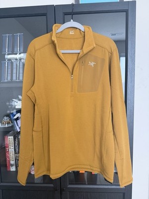 Arc'teryx RHO (AR) Heavyweight 1/2 Zip Neck Fleece Yukon Men's Large