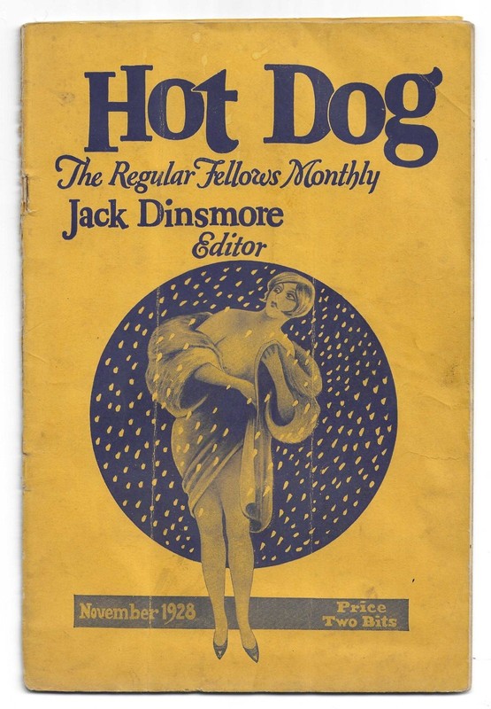 Hot Dog 1928 Risqué Humor Magazine Jokes Cartoons Gags Jack Dinsmore