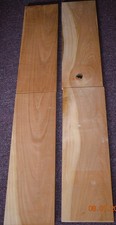 FOUR CHERRY BOARDS, BOOK MATCHED, 20 X 6 1/2 x 7/8 THICK. DRIED, PLANED  SANDED