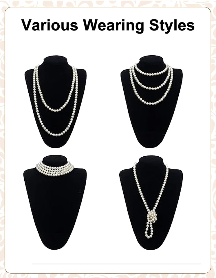6 piezas Flapper años 20 grandes accesorios Gatsby para mujer 1920s mujer aleta ac... Foto 4 de 4