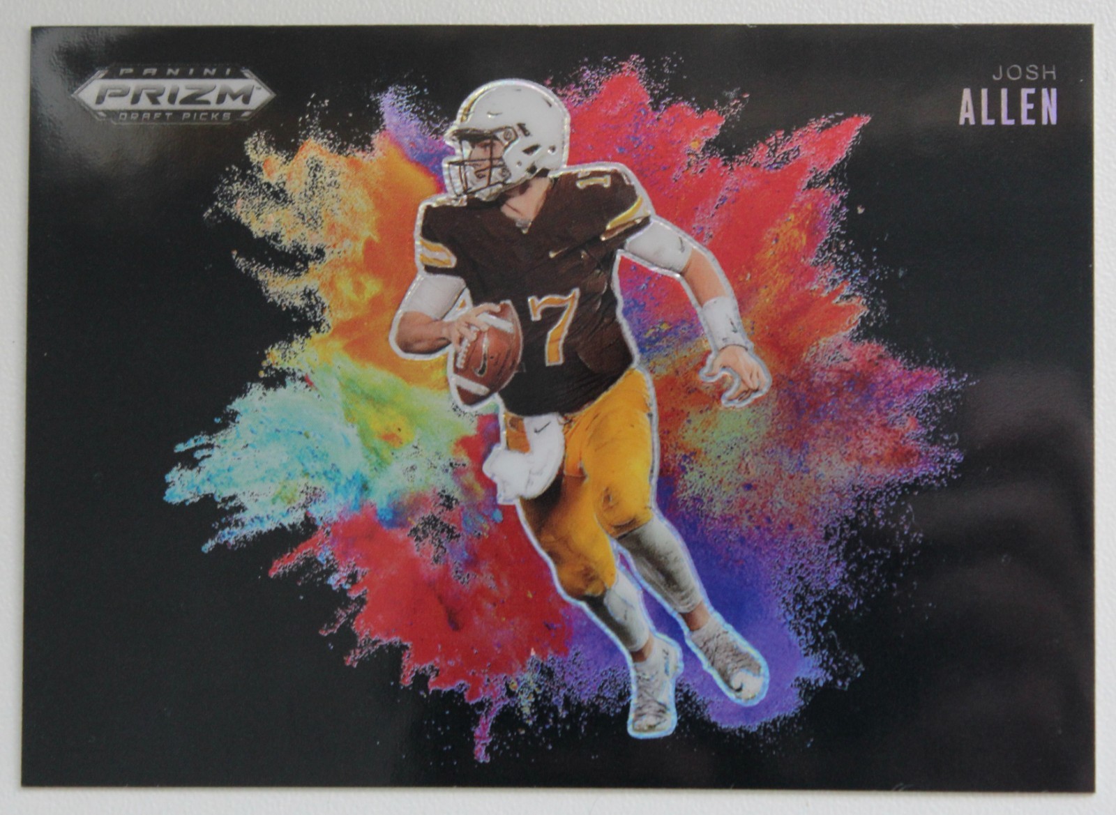 2025 PRIZM DRAFT PICKS #25 JOSH ALLEN BLACK COLOR BLAST CASE HIT SSP
