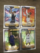 2025 Topps Chrome. Micheal Porter Jr Russell Westbrook. Austin Reaves OG Anunoby