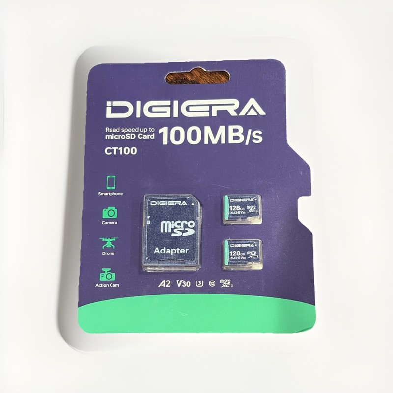 128GB CT100 microSDXC UHS-I Memory Card with Adapter - up to 100MB/s, C10, U3...
