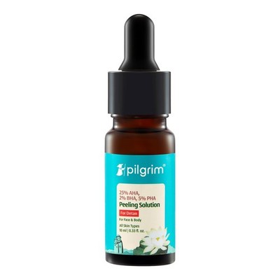 Pilgrim 25% AHA 2% BHA 5% PHA Peeling Solution 10ml for Detan Face & Body