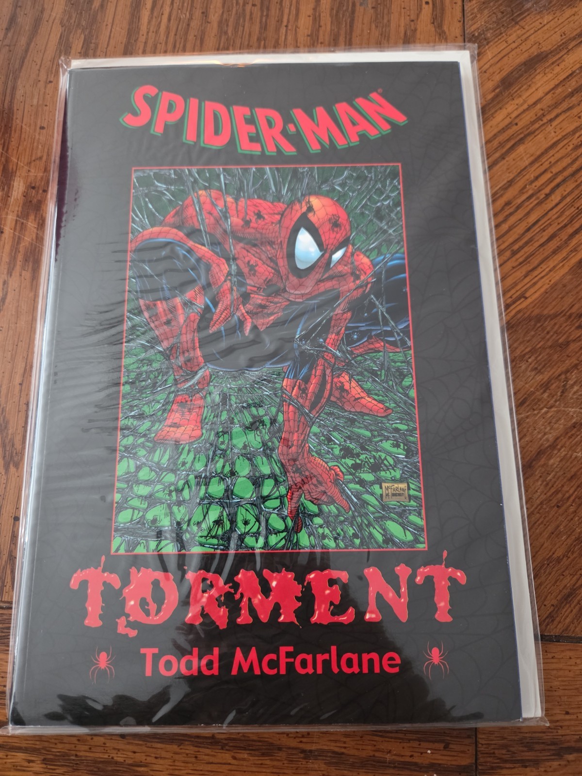 Spiderman: Torment by Todd McFarlane (1992, Trade Paperback) TPB