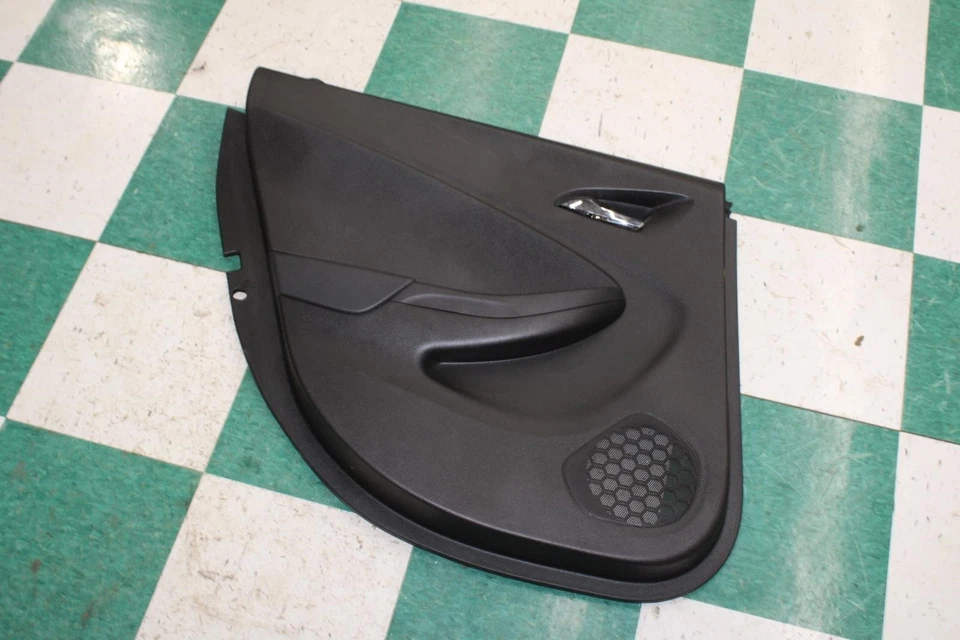 16-19 VOLT Jet Black Leather Driver Rear Door Trim Panel LH LR Left Factory OEM Foto 3 de 4