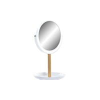 Dkd Home Decor Spiegel Dkd Home Decor NatüRlich Aluminium Weiß Bambus Ps 17X17X3