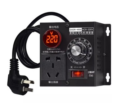 220V 4000W Universal Motor Speed Controller Variable Voltage Speed Regulator LED