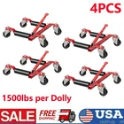 4Pcs Car Wheel Dolly Jack Set 1500LBS Capacity Mechanical Wheel Dolly Rollers
