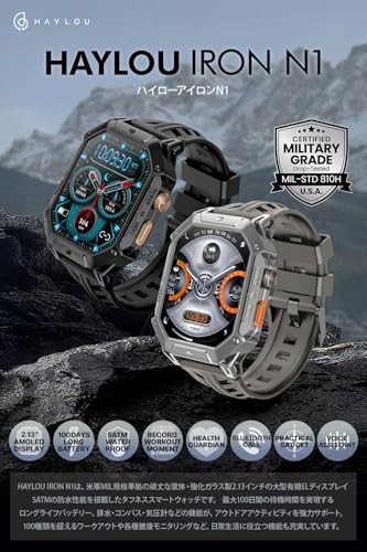 Haylou スマートウォッチ IRON N1 Haylou IRON N1 Smartwatch — Worldwide delivery