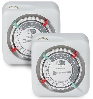 TN111K 15-Amp Indoor Timer - Versatile 24-Hour Control - Easy Manual Override...
