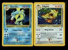 Gyarados 7/130 Pidgeot 14/130 Base Set 2 2000 Vintage WOTC Holo Pokemon Card Lot