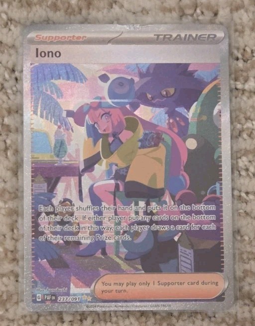 Iono 2024 Scarlet & Violet: Paldean Fates #237/091 Special Illustration Rare Price Guide - Sports Card Investor Iono 2024 Scarlet & Violet: Paldean Fates #237/091 Special Illustration Rare Price Guide - Sports Card Investor