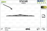 Original Valeo Scheibenwischer Für Seat Toledo 96-03 Links/Rechts 574148