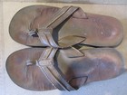 Men's REEF leather flip flop thong sandals, M 10- (P587) — photo 2