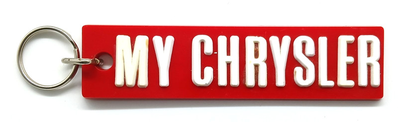 Vintage "My Chrysler" Cars Trucks Rat Rod Keyring Keychain
