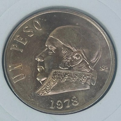 Mexico 1978 Un 1 Peso Jose Maria Morelos Eagle National Emblem