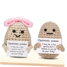 2PCS Cute Potato Couple Fathers Day Birthday Gifts for Women Men - Two Potato