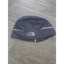 The North Face Unisex Gray Reflective Fleece Lined Running Beanie Skull Cap OS