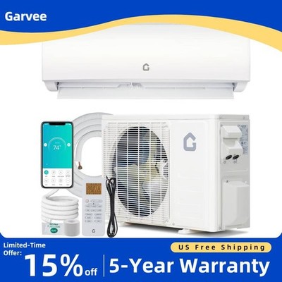 9000 BTU Mini Split Air Conditioner 24 SEER2 WiFi Alexa 450 Sq Ft 230V
