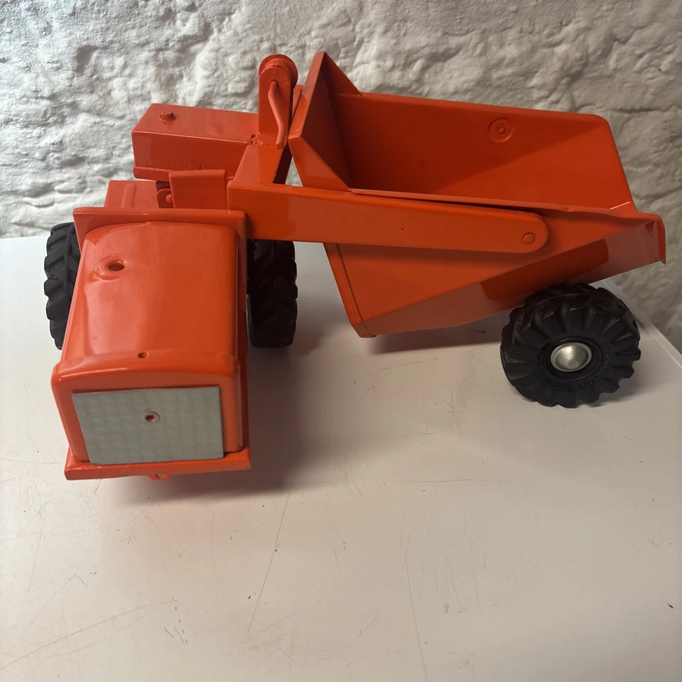 DE COLECCIÓN AÑOS 50 NYLINT TORNAROCKER NARANJA R.G.LE TOURNEAU INC. Se ve restaurado Foto 4 de 4