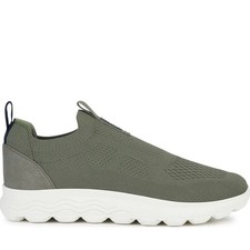 Geox Spherica Men's Green Fashion Sneakers Casual U25BYA0006KC3014