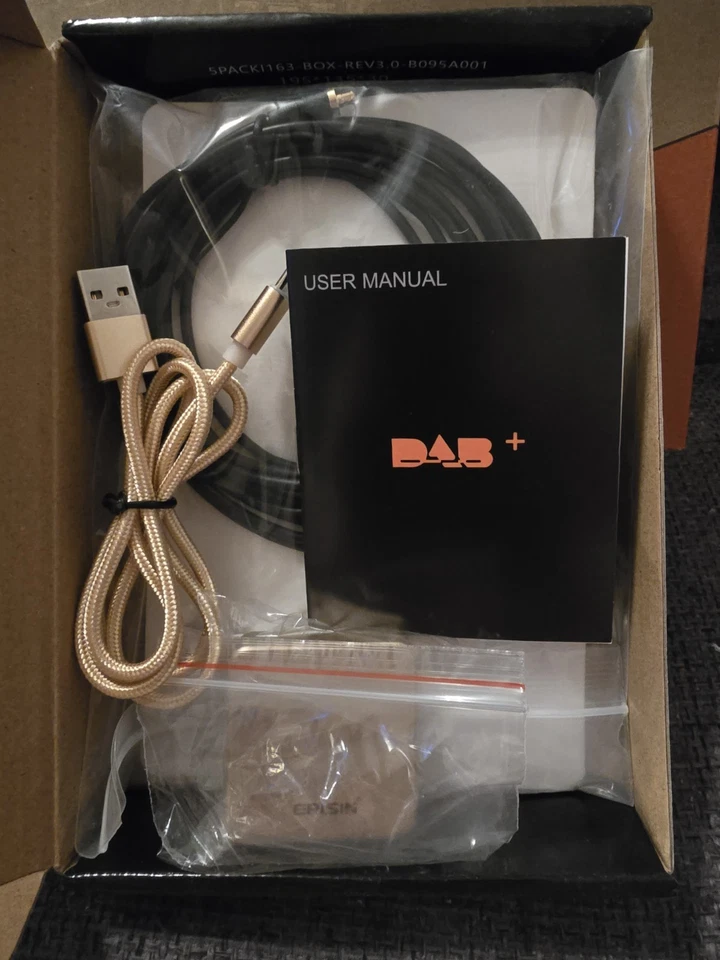 Din1 Autoradio mit Automatischem Bildschirm Nagelneu und Original Verpackt DAB + - Bild 4 von 4