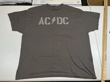 AC/DC Pwr Up North America 2025 tour concert shirt gray 2XL metal rock band ACDC