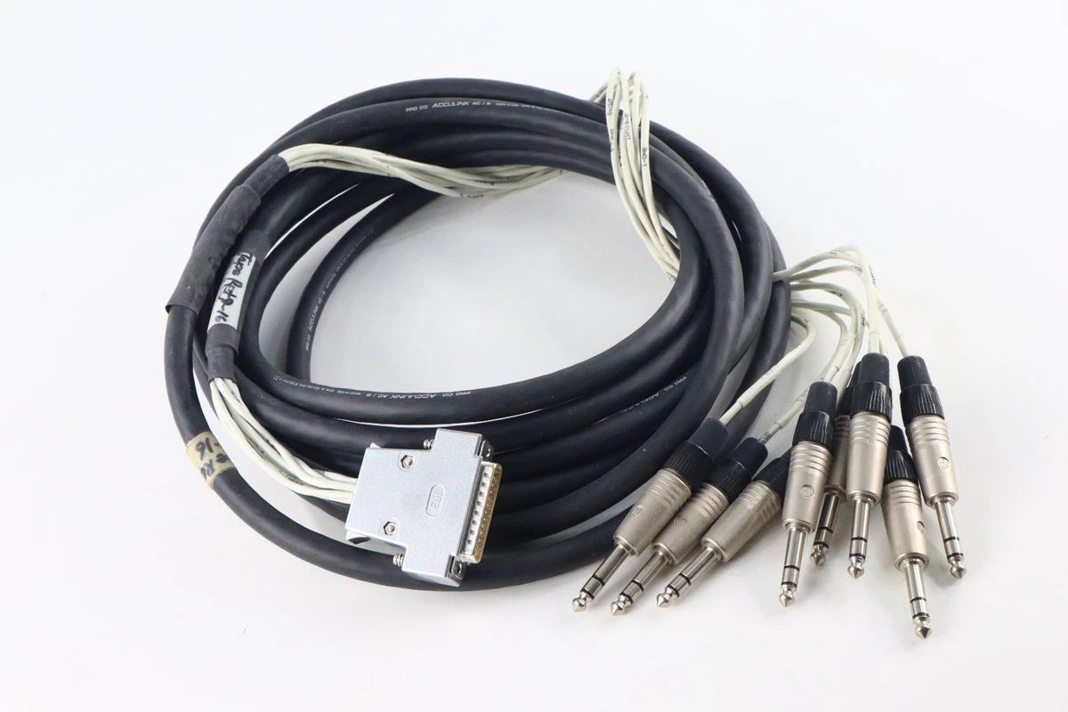 Pro Audio DB25 to TRS Cables for sale | eBay