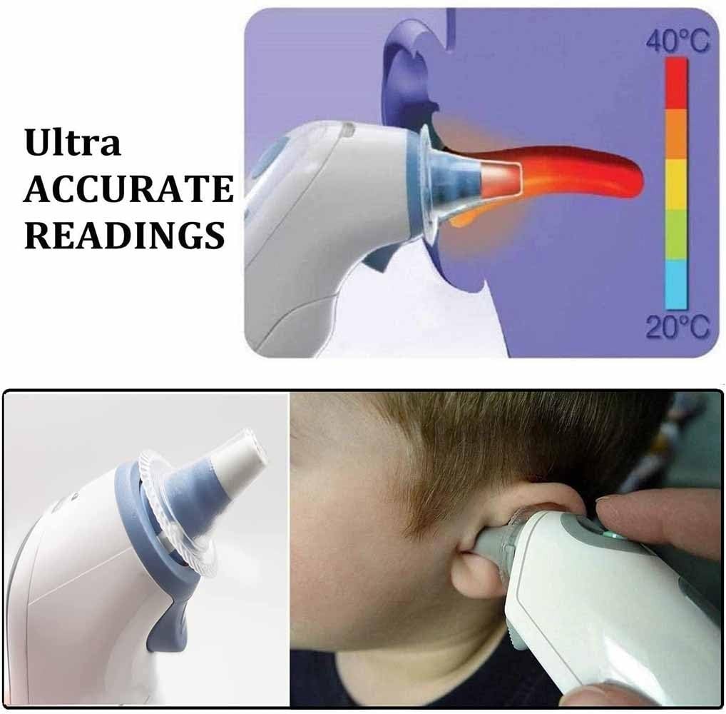 400 Pack Ear Thermometer Probe Covers, Disposable Refill Lens Filters Caps Co...