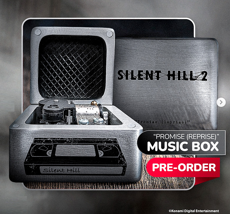 Silent Hill 2 Metal Music Box "Promise &lpar;Reprise&rpar;" Collector's Edition - Konami