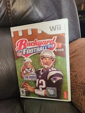 Nintendo Wii Backyard NFL Football '09 with Tom Brady