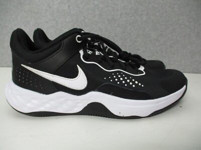 NIKE Fly By Mid Black White Basketball Shoes DD9311-003 Mens