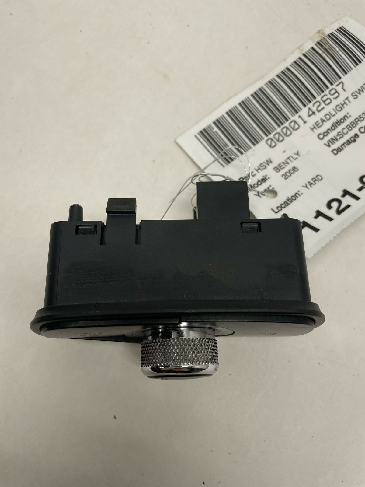 2006-2012 BENTLEY CONTINENTAL FLYING SPUR DASH HEADLIGHT LAMP CONTROL SWITCH OEM